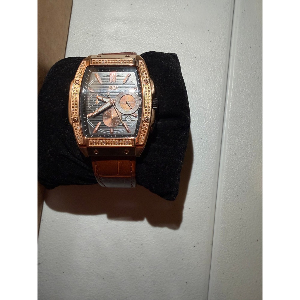 JBW Echelon Chronograph Rose Gold Tone Stainless Steel Men's Watch